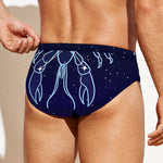 Cancer Constellation Print Men's Swim Briefs