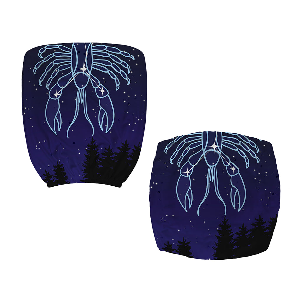 Cancer Constellation Print Office Chair Cover