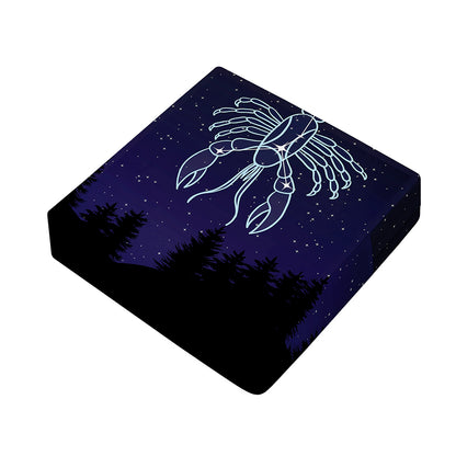 Cancer Constellation Print Outdoor Seat Cushion Cover