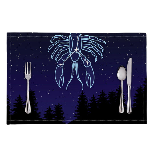Cancer Constellation Print Placemat