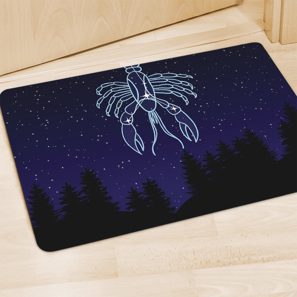 Cancer Constellation Print Polyester Doormat