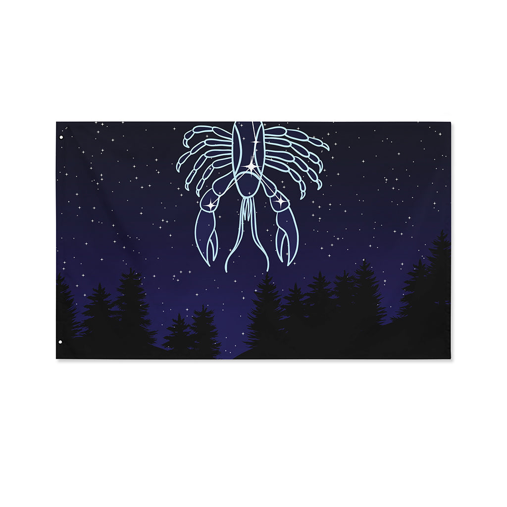 Cancer Constellation Print Polyester Flag