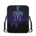 Cancer Constellation Print Rectangular Crossbody Bag