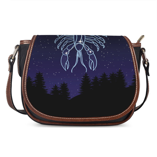 Cancer Constellation Print Saddle Bag
