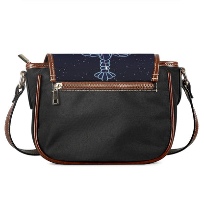 Cancer Constellation Print Saddle Bag