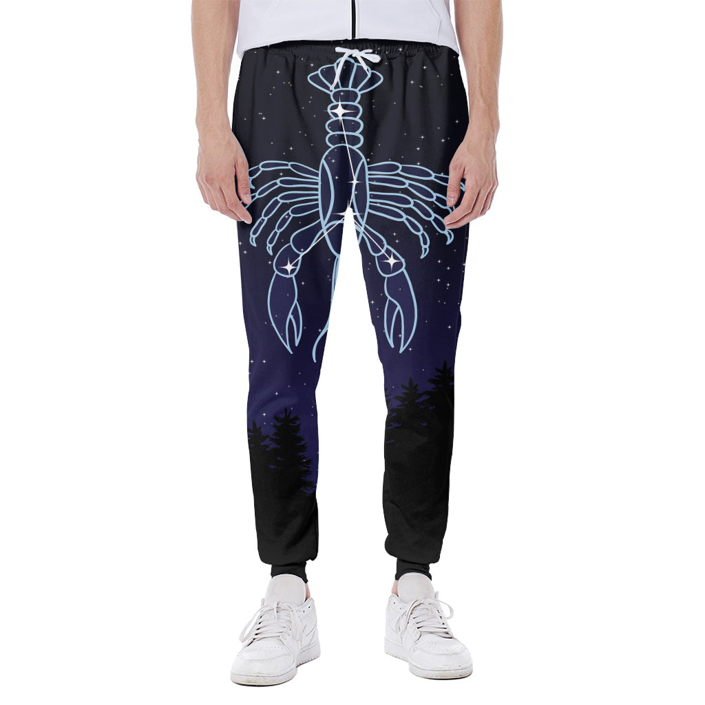 Cancer Constellation Print Scuba Joggers