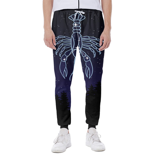 Cancer Constellation Print Scuba Joggers