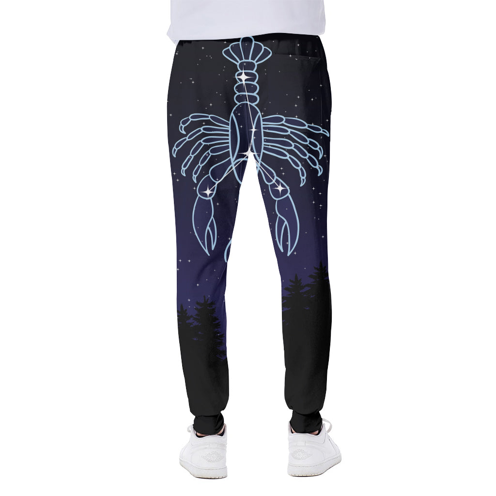 Cancer Constellation Print Scuba Joggers