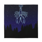 Cancer Constellation Print Silk Bandana