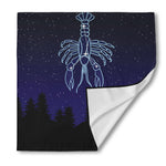 Cancer Constellation Print Silk Bandana