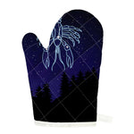 Cancer Constellation Print Single Oven Mitt