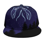 Cancer Constellation Print Snapback Cap
