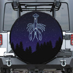 Cancer Constellation Print Tire Cover
