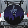 Cancer Constellation Print Tire Cover With Camera Hole