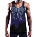 Cancer Constellation Print Men's Workout Tank Top