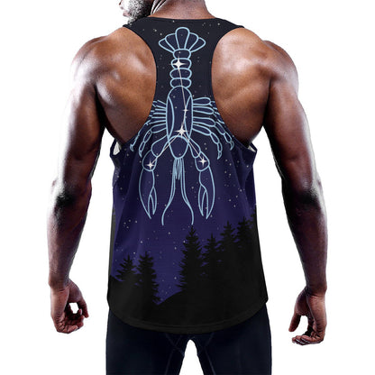 Cancer Constellation Print Training Tank Top