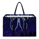 Cancer Constellation Print Utility Tote Bag