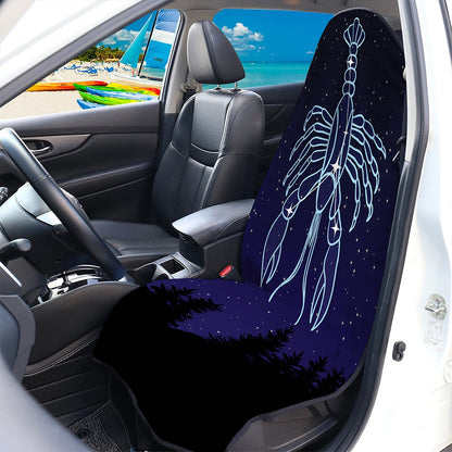 Cancer Constellation Print Waterproof Car Seat Cover