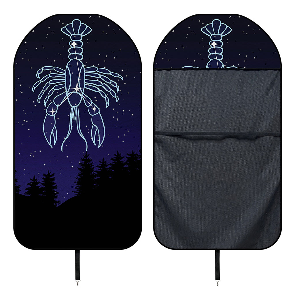 Cancer Constellation Print Waterproof Car Seat Cover
