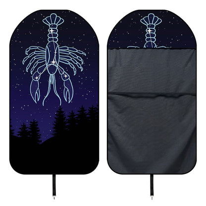 Cancer Constellation Print Waterproof Car Seat Cover