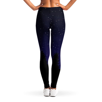 Cancer Constellation Print Women's Leggings