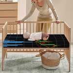 Candlestick Stock Graph Chart Print Baby Crib Sheet