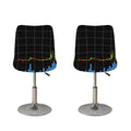 Candlestick Stock Graph Chart Print Bar Stool Covers