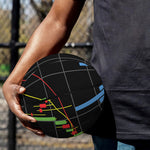 Candlestick Stock Graph Chart Print Basketball