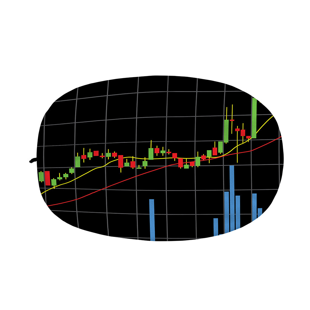 Candlestick Stock Graph Chart Print Car Side Mirror Covers