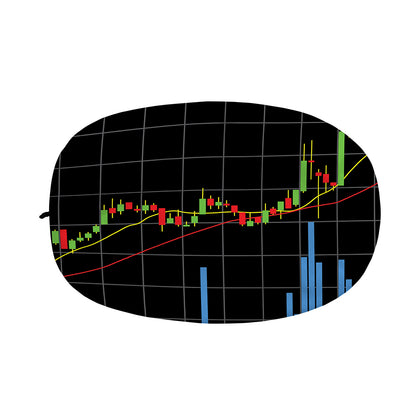 Candlestick Stock Graph Chart Print Car Side Mirror Covers