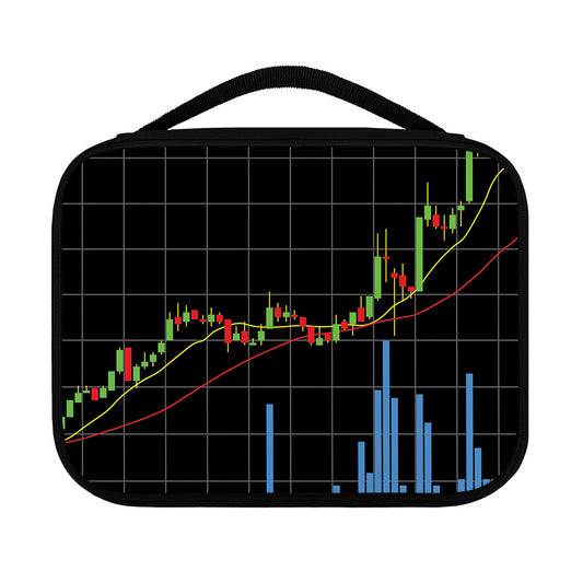 Candlestick Stock Graph Chart Print Classic Bible Case