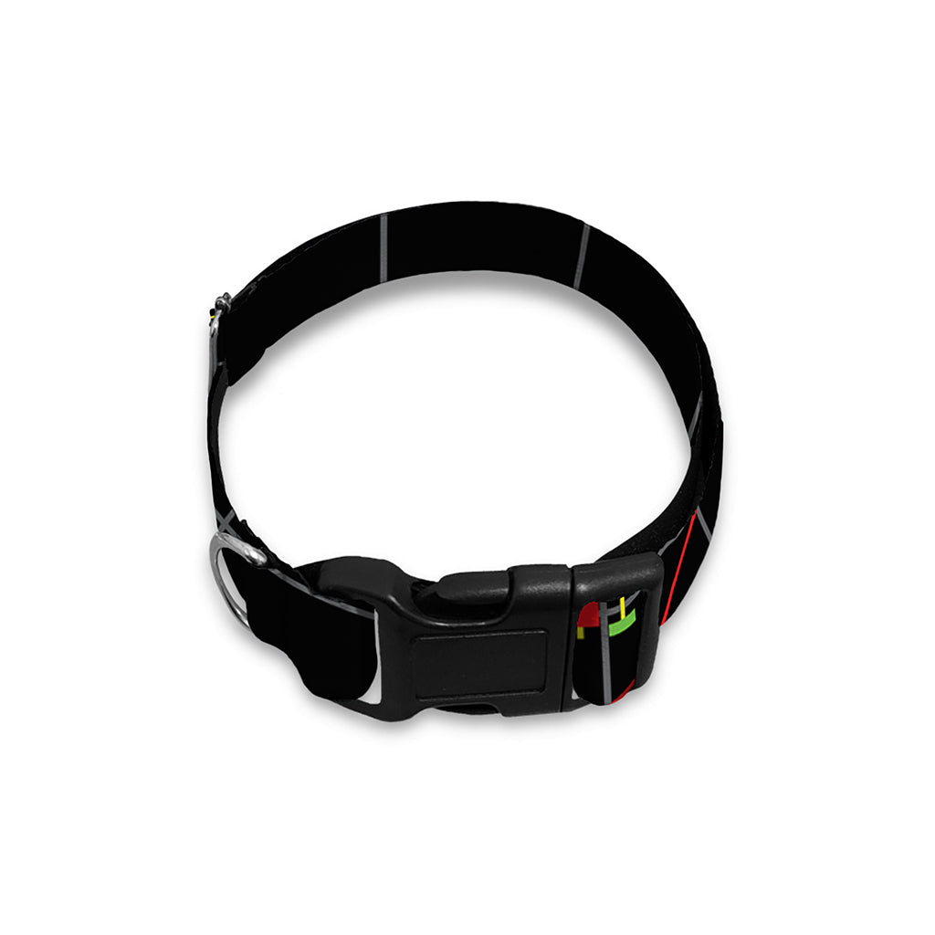 Candlestick Stock Graph Chart Print Dog Collar