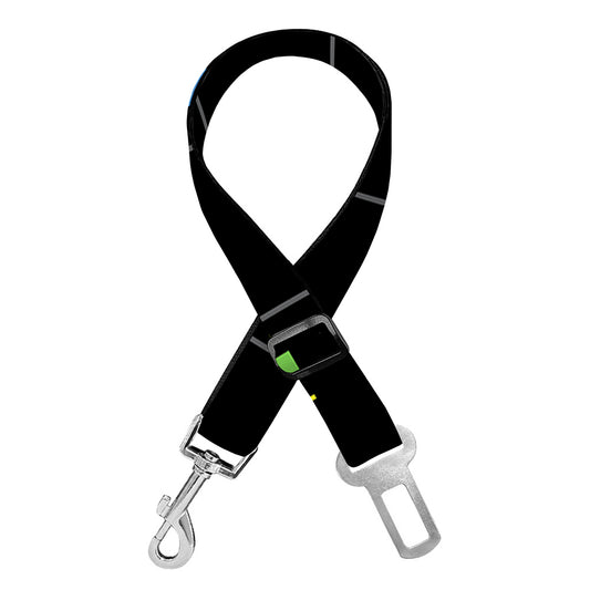 Candlestick Stock Graph Chart Print Dog Seat Belt