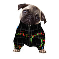 Candlestick Stock Graph Chart Print Dog Zip Up Jacket