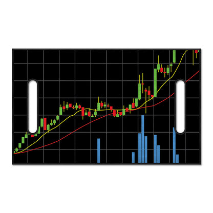 Candlestick Stock Graph Chart Print Golf Cart Seat Cover