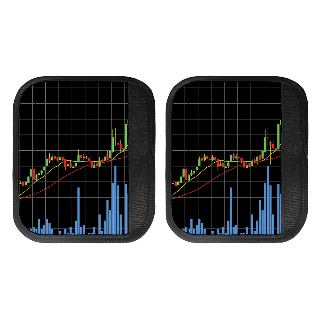 Candlestick Stock Graph Chart Print Handle Covers