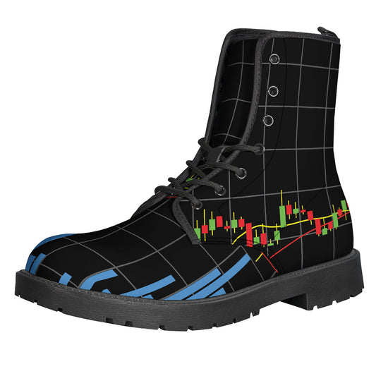 Candlestick Stock Graph Chart Print Backpack