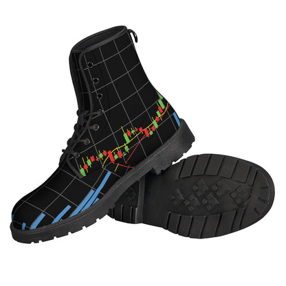 Candlestick Stock Graph Chart Print Backpack