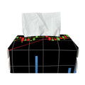 Candlestick Stock Graph Chart Print Rectangle Tissue Box Cover