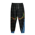 Candlestick Stock Graph Chart Print Sweatpants