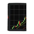 Candlestick Stock Graph Chart Print Trifold Wallet