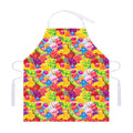 Candy And Jelly Pattern Print Adjustable Apron