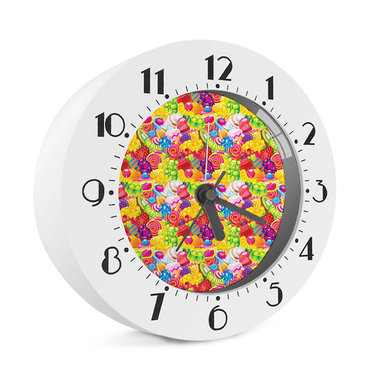 Candy And Jelly Pattern Print Alarm Clock