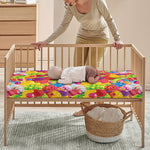 Candy And Jelly Pattern Print Baby Crib Sheet