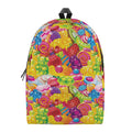 Candy And Jelly Pattern Print School Backpack