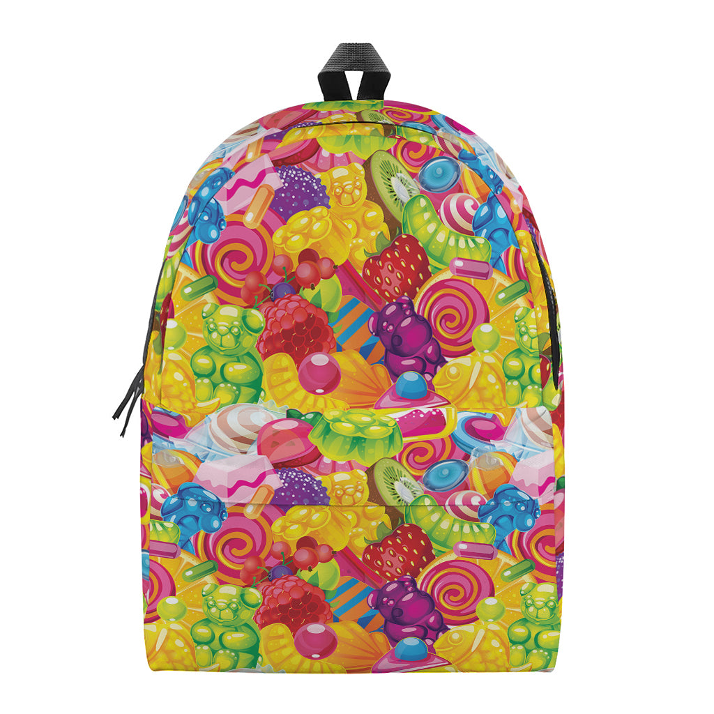 Candy And Jelly Pattern Print Backpack
