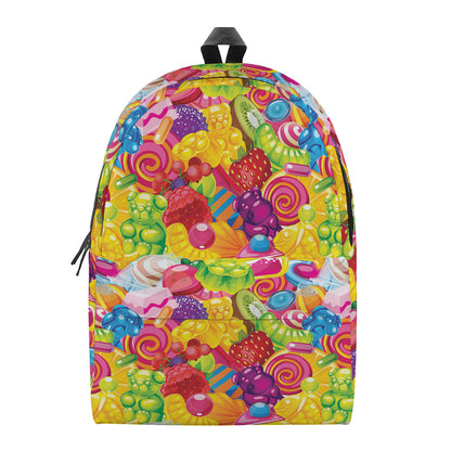 Candy And Jelly Pattern Print Backpack