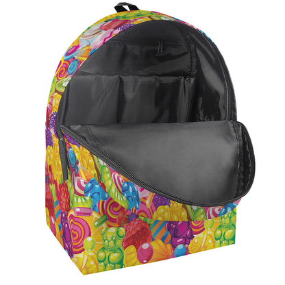 Candy And Jelly Pattern Print Backpack