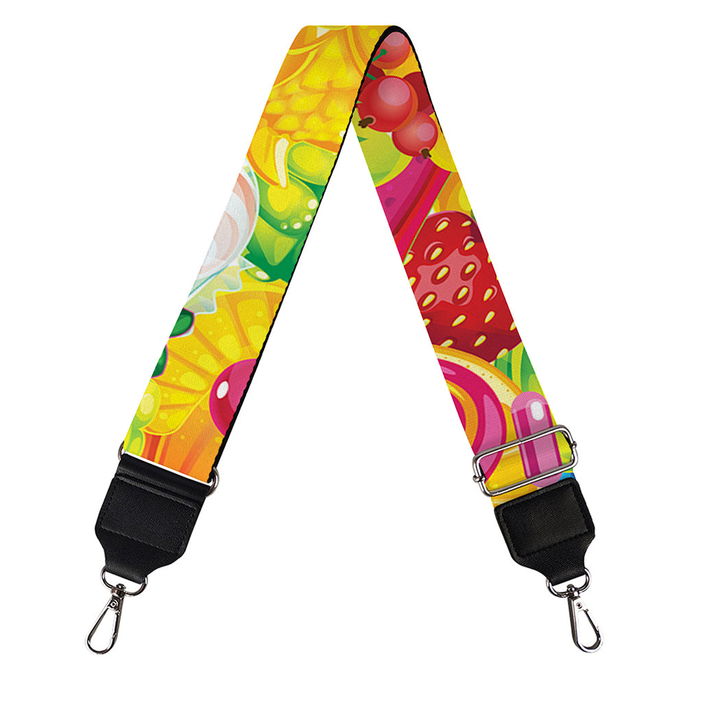 Candy And Jelly Pattern Print Bag Strap