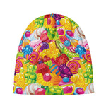Candy And Jelly Pattern Print Beanie